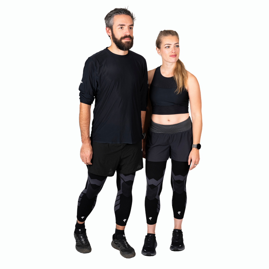 Compression support for knees and legs
