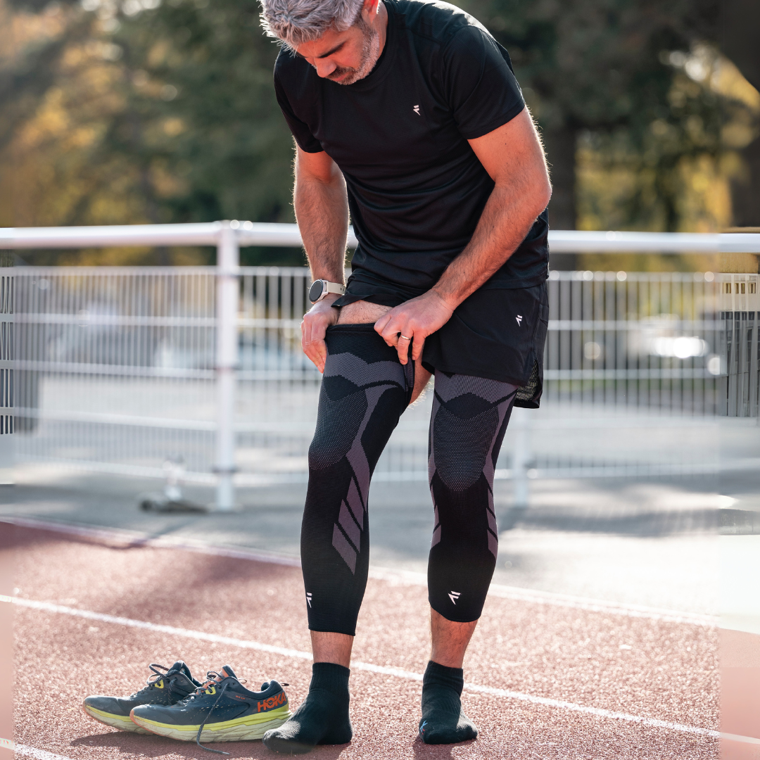 Compression support for knees and legs