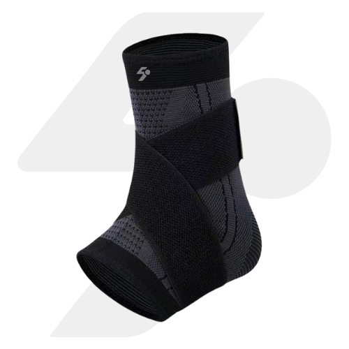 Knee brace with strap